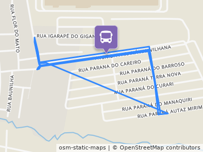 Mapa da parada
