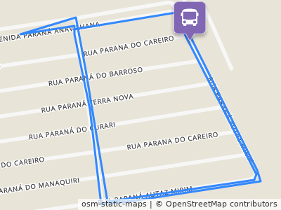 Mapa da parada