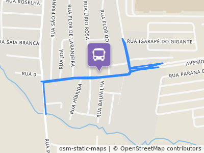 Mapa da parada