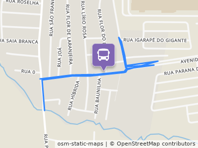 Mapa da parada