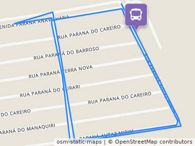 Mapa da parada