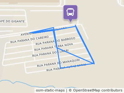 Mapa da parada