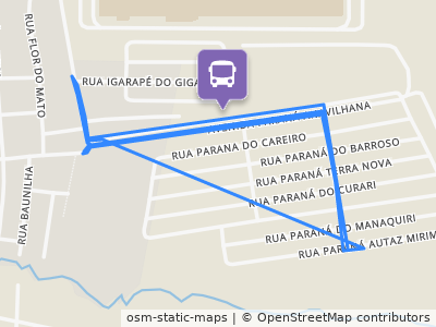 Mapa da parada