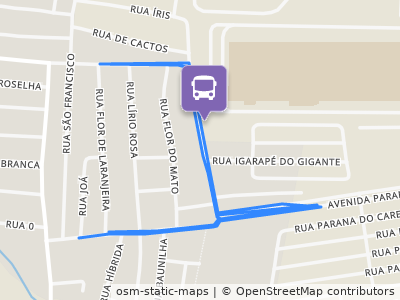 Mapa da parada