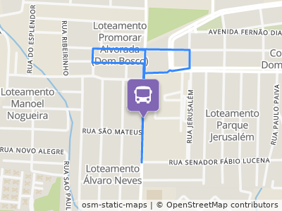 Mapa da parada