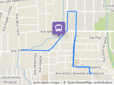 Mapa da parada