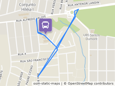 Mapa da parada
