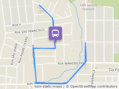 Mapa da parada