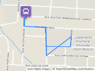 Mapa da parada