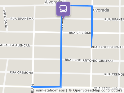 Mapa da parada