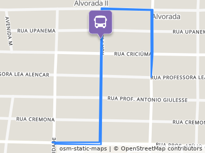 Mapa da parada