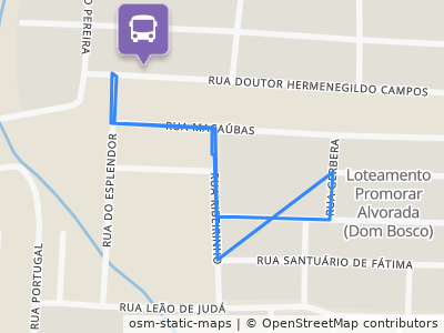 Mapa da parada