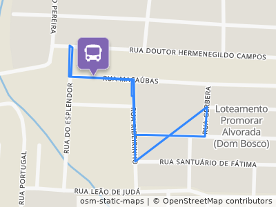 Mapa da parada