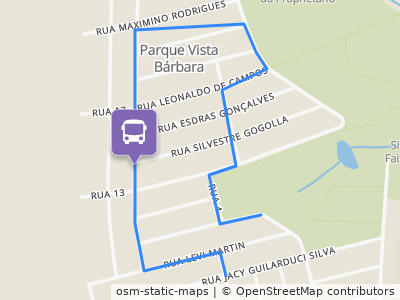 Mapa da parada