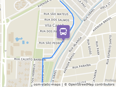 Mapa da parada