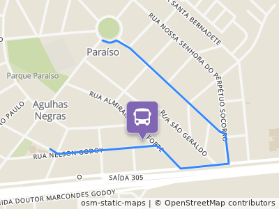 Mapa da parada