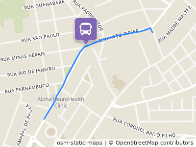 Mapa da parada