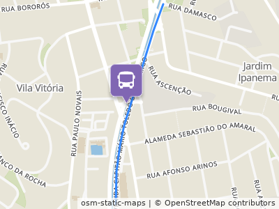 Mapa da parada