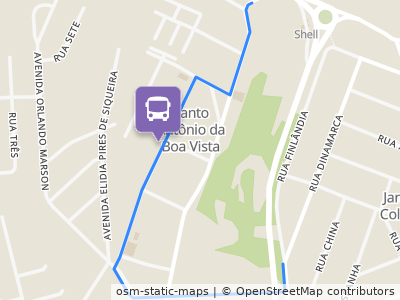 Mapa da parada