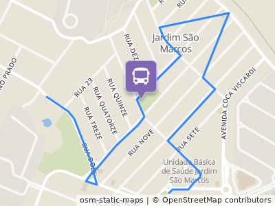 Mapa da parada