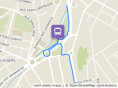 Mapa da parada