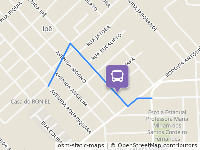 Mapa da parada