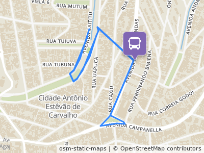 Mapa da parada