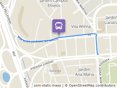 Mapa da parada