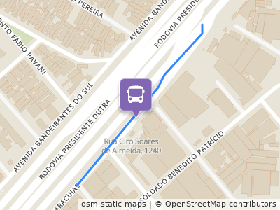 Mapa da parada