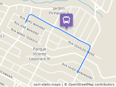 Mapa da parada