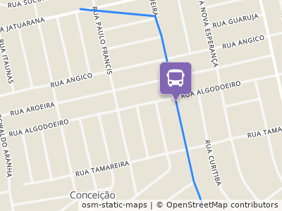 Mapa da parada