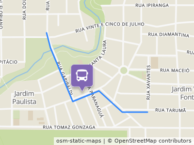 Mapa da parada