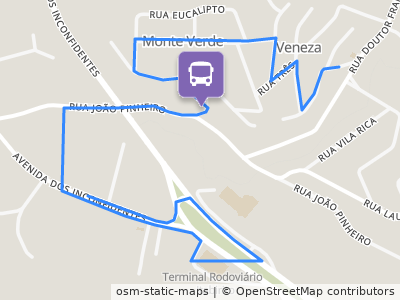 Mapa da parada