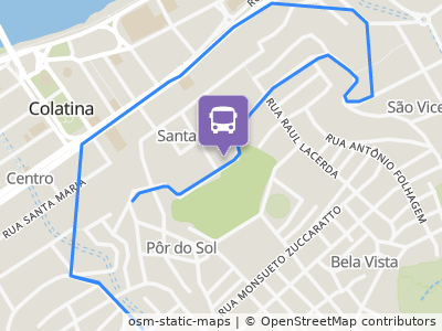 Mapa da parada