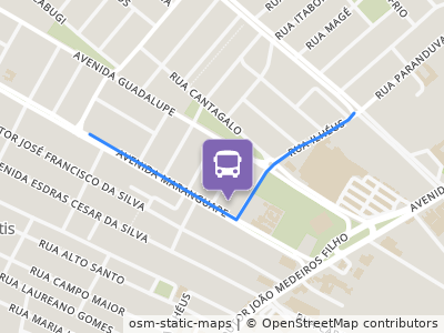 Mapa da parada