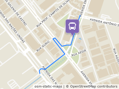 Mapa da parada