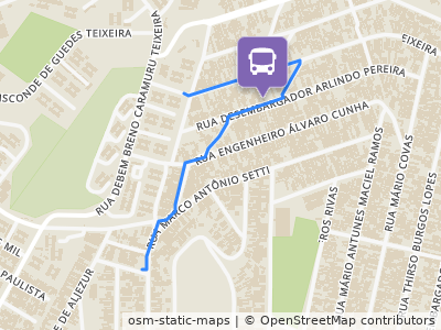 Mapa da parada