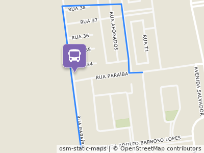 Mapa da parada