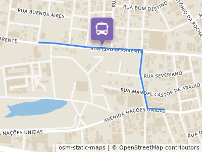 Mapa da parada