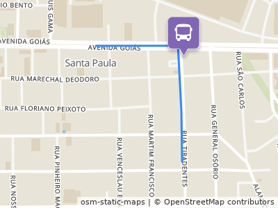 Mapa da parada