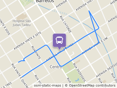 Mapa da parada