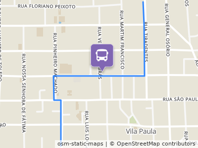 Mapa da parada