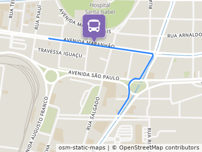Mapa da parada