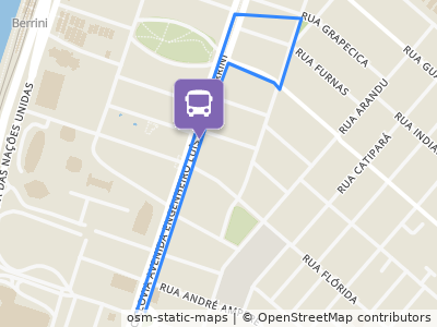Mapa da parada