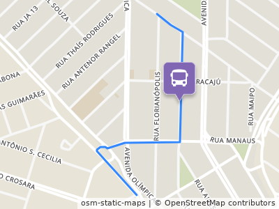 Mapa da parada