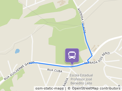 Mapa da parada