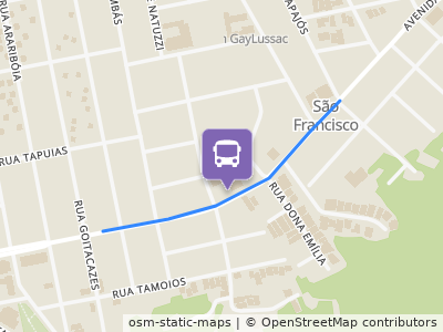 Mapa da parada