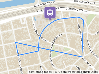 Mapa da parada