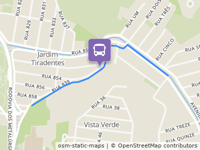 Mapa da parada