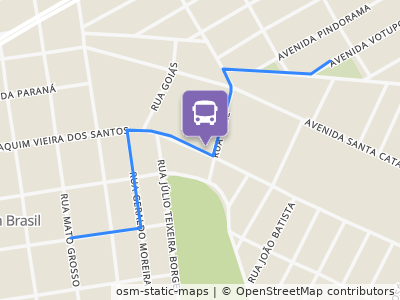 Mapa da parada
